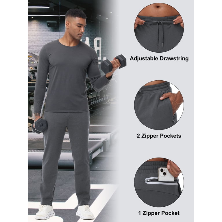 NEIKU Men's Winter Fleece Jogging Pants Water Resistant photo 4