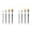 Z-4-Black*2, variant on Paint Brush Set, Paint Brushes for Acrylic Painting, Acrylic Paint Brushes, Bulk Paint Brushes, Craft Paint Brushes, Large Brushes Round, DIY Color Art Painting Brush, Easy Hold & Clean 4Pcs