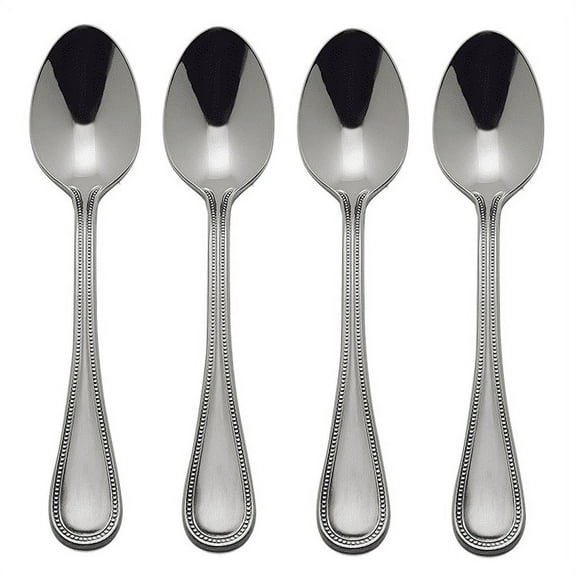 Towle Beaded Antique 18/10 Stainless Steel 6 1/4" Teaspoon (Set of Four)