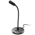 thumbnail image 1 of Microfono Alambrico ACTECK DEVO STYLE MC450 Tipo Cardioide Base con Control Cuerpo Flexible USB AC-9 negro, 1 of 6