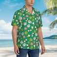 thumbnail image 3 of Disketp Hawaiian Shirts for Men,Flying Bees Print Mens Casual Short Sleeve Button Down Shirts Beach Shirt, 3 of 7