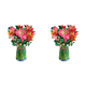 thumbnail image 1 of Tarjeta Felicitación Con Ramo Flores Emergente Papel 3D para El Día La Madre Cumpleaños (Dahlia 1), 1 of 5