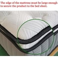 thumbnail image 5 of 12 Pcs Bed Sheet Grippers Sheet Holders Fasteners Bed Sheet Clips Keep Sheets Snug for Mattresses with Raised Edge, 5 of 7