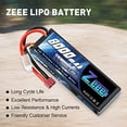 thumbnail image 1 of Zeee Lipo Batería 7.4V 100C 8000mAh Estuche Duro con Decanos T Enchufe para RC Coche RC Ca Zeee Zeee, 1 of 2