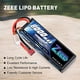 thumbnail image 1 of Zeee Lipo Batería 7.4V 100C 8000mAh Estuche Duro con Decanos T Enchufe para RC Coche RC Ca Zeee Zeee, 1 of 2