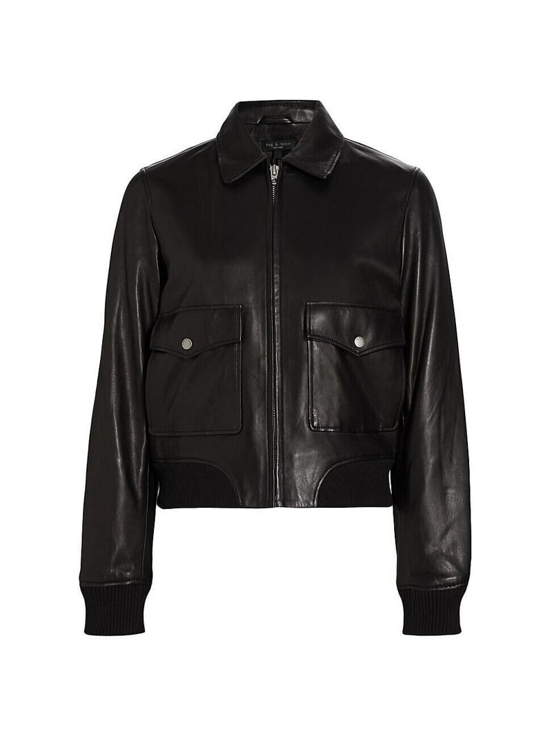 Rag&Bone ライダースジャケット RAG & BONE Black Chrystie Cowhide Moto Leather Jacket Sz 2 | eBay