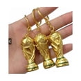 thumbnail image 2 of Llavero y pendiente Al82 Fans World Cup, dorado metalizado, 2 of 5