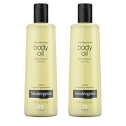 Get a Radiant Glow with Neutrogena Body Oil - Light Sesame Formula, the Ultimate Dry Skin Moisturizer & Hydrating Body Massage Oil Twin Pack 2 X 16 Fl. Oz for Sheer Moisture and Healthy Looking Skin