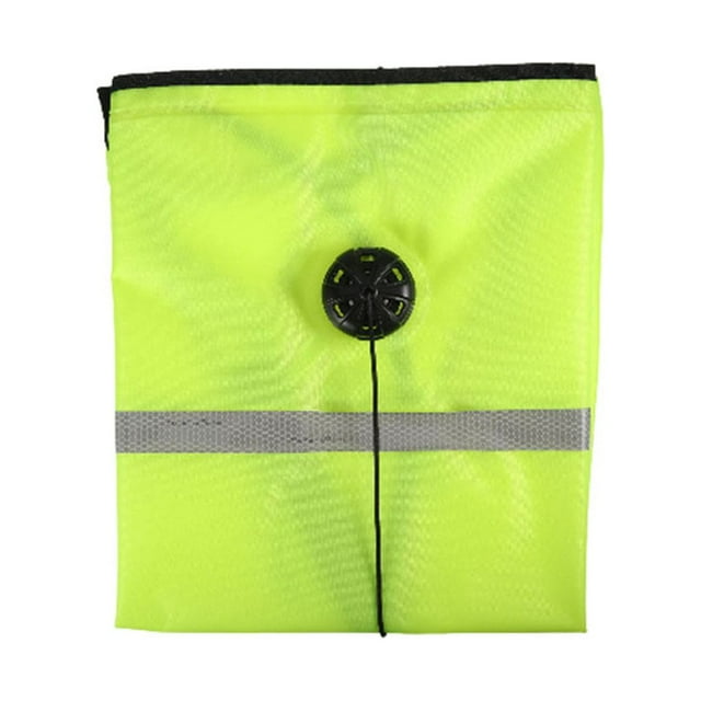 ruzhgo Diving Bags Convenient Fishing Bag Large Capacity Drawstring Multipurpose Containers Outdoor Household Storing Orange Fluorescent color