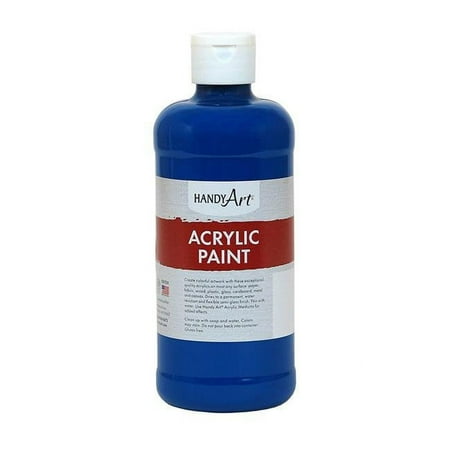 UPC: 0194629006021 | Rock Paint & Handy Art RPC101065-3 16 oz Acrylic Paint Ultra Blue – 3 Each