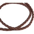 thumbnail image 4 of 10 Meters 3-Conductor Brown Braided Electrical Cable Vintage Antique Fabric Covered Fabric Twisted Electrical Wire for DIY Industrial Ceiling Lamp 1pc Br, 4 of 5