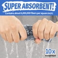 thumbnail image 4 of Microfiber Cleaning Cloth, 100 Pack Cleaning Rags Microfiber Towel Bulk Absorbent Lint-Free Wash Cloths, All-Purpose Shop Towels for Cars, Automotive, Garage, Home & Kitchen 11.5"*11.5", 4 of 7