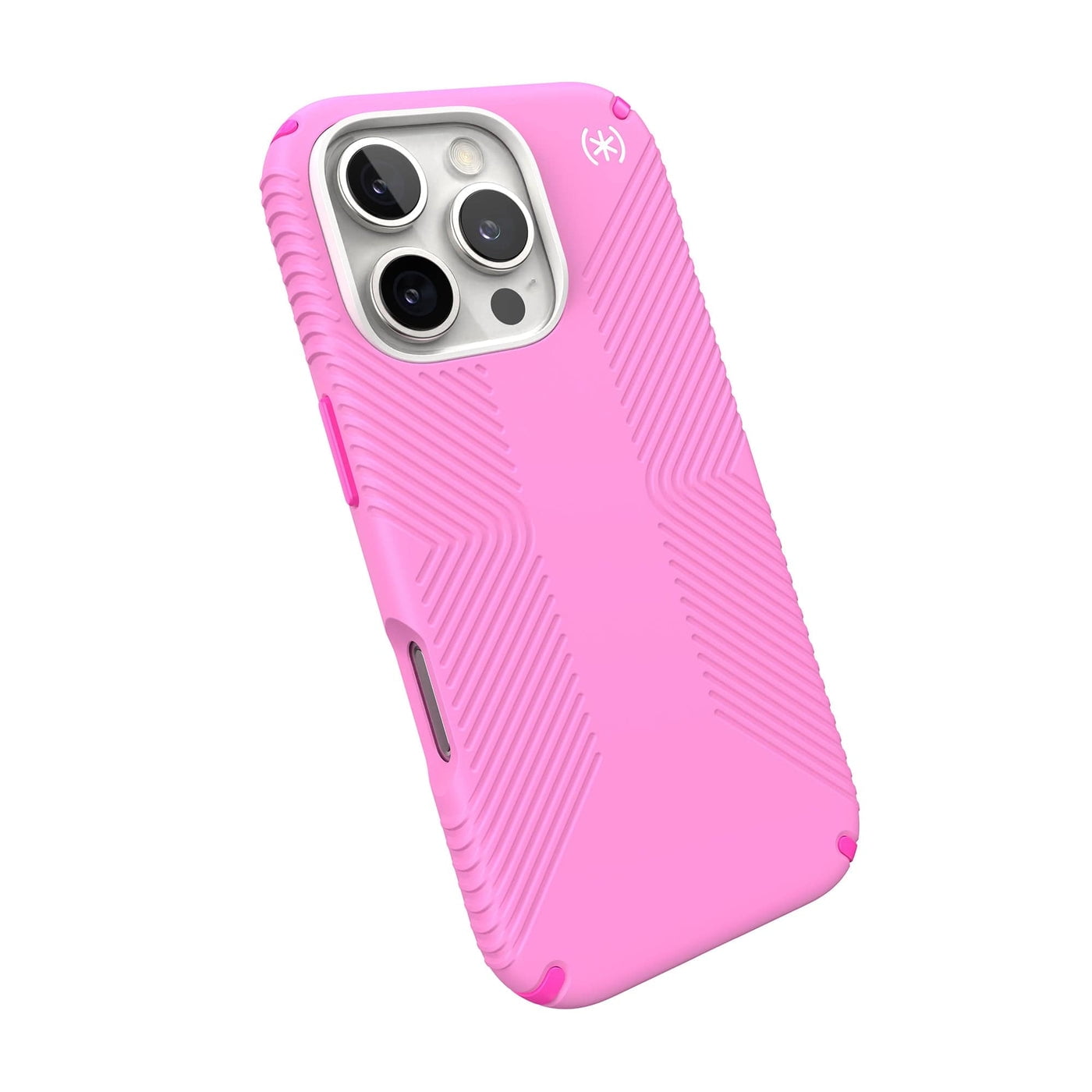 Speck Presidio2 Grip MagSafe for Apple iPhone 16 Pro Max Case,  True Pink/Shocking Pink