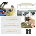 thumbnail image 5 of HOTEEL 10'x20' Pop Up Canopy Tent,Outdoor Canopy with Wheeled Bag,for Parties,Wedding,Backyard,Camping,Khaki, 5 of 8