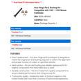thumbnail image 2 of Door Hinge Pin & Bushing Kit - Compatible with 1987 - 1995 Nissan Pathfinder - Dorman, 2 of 2
