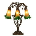 thumbnail image 2 of Meyda Tiffany 255800 Tiffany Pond Lily 6 Light 19" Tall Buffet Table Lamp - MultiColor, 2 of 2