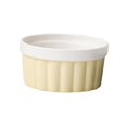 thumbnail image 1 of Durable Porcelain Baking Dish Ceramic Bowl for Souffle, Creme Brulee Yellow, 1 of 5
