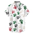 thumbnail image 4 of TaTaai Men's Valentine's Day Print Shirt, Short Sleeve Button Down Casual Blouse, Romantic Summer Top Gift, 4 of 4