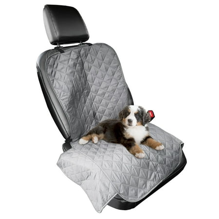 FurHaven Pet Car Seat Cover | Quilted Car Seat Cover, Gray, Bucket/Captain