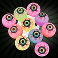 thumbnail image 3 of 20pcs Eyeball Pattern Bounce Balls Colorful Bouncy Balls Creative Jumping Balls for Children Kids Playing (Random Color), 3 of 7