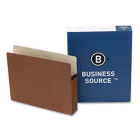 Business Source File Pocket- 1-.75in. Exp.- Letter- Redrope