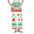 thumbnail image 2 of Censtreet Womens Christmas Flannel Pajama Pants Fuzzy Fleece Cozy Warm Lounge Pants Winter Printed Wide Leg Pj Bottoms S-3XL, 2 of 4