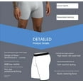 thumbnail image 3 of Natural Feelings Boxer Briefs Mens Underwear Men Pack Soft Cotton Open Fly Underwear, 3 of 15