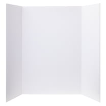 12 Pack: White 36" x 48" Foam Tri-Fold Display Board