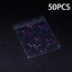 thumbnail image 5 of Cubierta protectora de lámina holográfica transparente de 50 piezas Zulema Fundas para tarjetas, 5 of 8