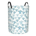 thumbnail image 2 of Balery Hand Drawn Turtle Round Laundry Basket with Handles Waterproof Freestanding Laundry Hamper for Clothes Toys in the Dorm and Family-Medium, 2 of 8