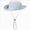 Light Gray, variant on HCNTES Kids Wide Brims Sun Hat UPF50 Sun Protective Adjustable Cord Fisherman Hat for Children Unisex Outdoor Beach Hiking (Sky Blue,One Size)