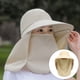 thumbnail image 5 of Protección solar UV al aire libre impermeable transpirable cara cuello solapa cubierta plegable sombrero para el sol para hombres y mujeres, 5 of 6
