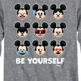 thumbnail image 3 of Disney Emoji - Be Yourself - Toddler And Youth Long Sleeve Graphic T-Shirt, 3 of 5