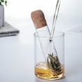 thumbnail image 5 of Loose Leaf Tea Infuser Reusable Glass Steeper with Natural Cork Lid Fine Mesh Strainer for Tea Cup Accessories, 5 of 8