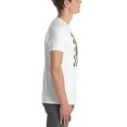 thumbnail image 4 of Checkerboard Shamrock T-Shirt – Stylish St. Patrick’s Day Irish Design, Fun and Casual Apparel (M) (White), 4 of 6