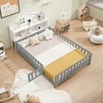 thumbnail image 6 of Jopath Headboard for Full Size Bed with Storage Shelf,Head Board Floor Bed,Sturdy and Stable,Easy Assembly,White, 6 of 7