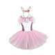 thumbnail image 4 of Conjunto de tutú de disfraz de conejo de Pascua para niña, ropa de moda con orejas de conejo y diadema para el pelo. XL, 4 of 9