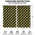 thumbnail image 2 of Nursery Curtains Boys Girls Kids Hand Drawn Lemons in Brush Print Pattern Window Drapes for Living Bedroom Playroom Room Decor Rod Pocket 52x84Inch 2 Panels, 2 of 2