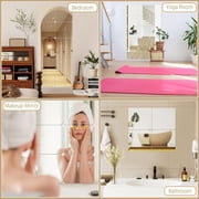 8 pack Self Adhesive Acrylic Mirror, 8 x 8 inch Tiles,Flexible Plastic Mirror Sheets Wall Stickers,2MM Thick Frameless,Small Mirrors for Wall