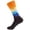 Black1, variant on Unisex Argyle Pattern Crew Socks Toe Retro British Style Colorful Soft Breathable Casual