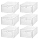 thumbnail image 1 of GOOHOCHY 6 cajas transparentes para guardar zapatos, tipo cajón., 1 of 8