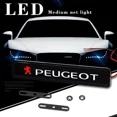 thumbnail image 3 of Lámpara LED con emblema para parrilla delantera de coche, para Peugeot 208, 306, 3008, 408, 508, 205, 4008, 5008, 106, 206, 308, 406, 407, 207, 2008, 107, 307, 3 of 4
