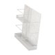 thumbnail image 5 of Soporte de hierro de pie, organizador portátil, soporte de gran capacidad con Blanco, 5 of 9