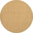 thumbnail image 1 of Ahgly Company Indoor Round Solid Brown Modern Area Rugs, 4' Round, 1 of 4