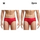 thumbnail image 3 of Jumpingount 2x Calzoncillos de ropa interior para hombre cómodos súper elásticos suaves para diario Calzoncillos de ropa interior para hombre Ropa interior rojo METRO, 3 of 6