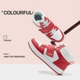 thumbnail image 3 of Dream Pairs Kids Boys & Girls Fashion High Top Sneaker Youth Fashion Basketball Shoes, 3 of 5