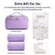 thumbnail image 5 of Set de 3 bolsas organizadoras de viaje y cosméticos BOYATU, color morado, 5 of 8