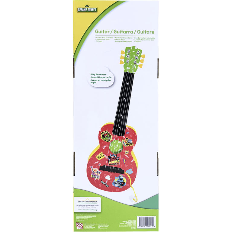 Kidz Toyz 20" Sesame Street Toy Guitar With Pick photo 3