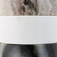 thumbnail image 3 of Creative Co-op DF0608 Marble Stacking Acacia Wood Lid Pinch Pot, Grey, 3 of 5
