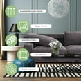 thumbnail image 3 of LEISLAND 88.58" Modern Sofas Couches for Living Room, Chenille Deep Seat Sofas & couches with Metal, Removable Low-Back Sofa Cushion and Detachable Sofa Cover/Easy to Install(Dark Grey), 3 of 7
